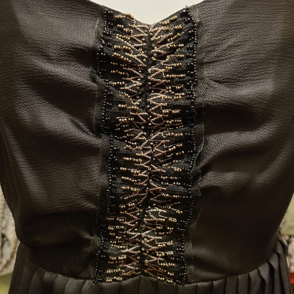 I HEART RONSON black accordion pleated dress - Picture 4 of 10